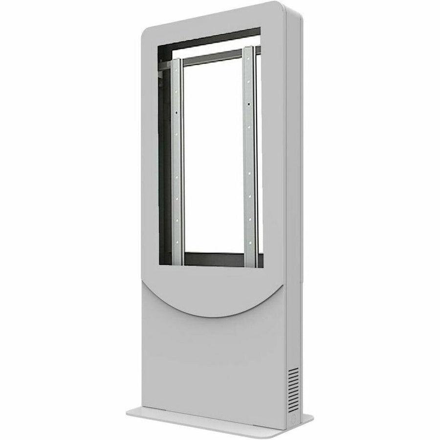 Peerless KIPC2540B-S-EUK 40-inch portrait back-to-back digital signage kiosk in silver