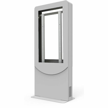 Peerless KIPC2540B-EUK 40-inch portrait back-to-back digital signage kiosk in black
