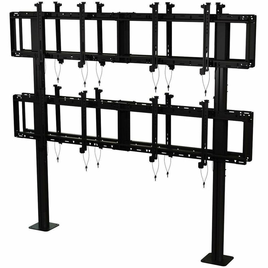 Peerless DS-S560-B2X2 back-to-back modular video wall pedestal mount for four displays