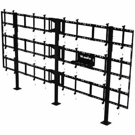Peerless DS-S555-4X3 modular video wall pedestal mount for twelve 46-55-inch displays