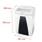 HSM SECURIO B32 1.9 x 15 P-5 11 Sheet Capacity Micro Cut Shredder
