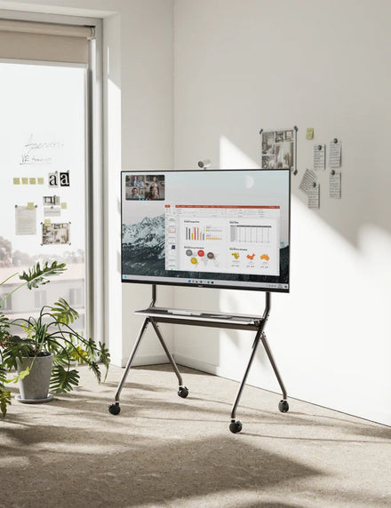 EQ TM 50-86 Stand for Interactive Displays | Fits 50" - 86" | Adjustable Hook Design