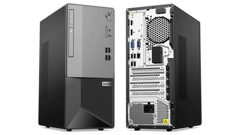 Lenovo V50T Desktop Tower (Intel Core i5, 4GB RAM, 1TB HDD, DOS) with Arabic Keyboard