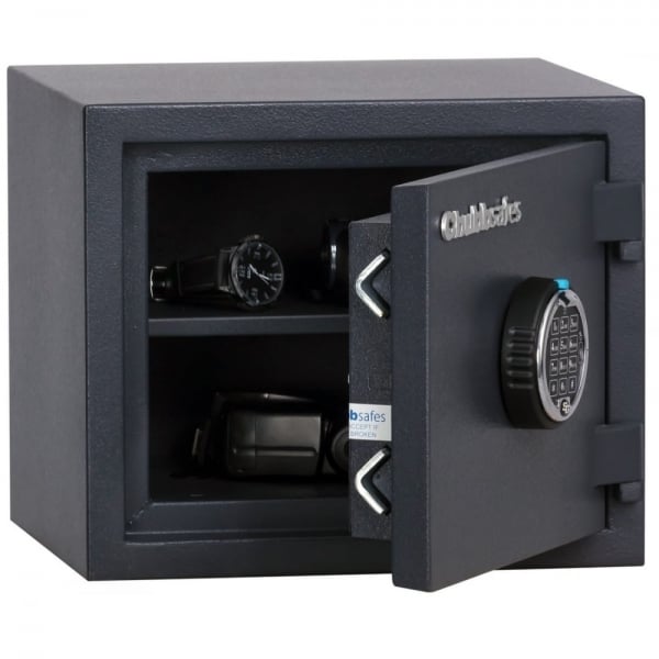 Chubbsafes Home Safe S2 30P M-20 21L 1 Shelf Electronic Lock Fire And Burglary Proof Security Safe