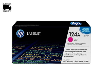 HP 124A Magenta Original LaserJet Toner Cartridge Q6003A