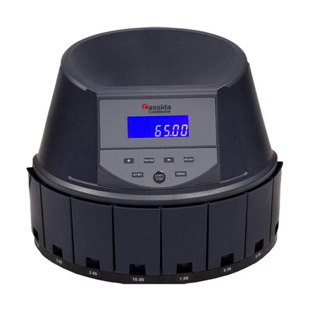 Cassida CoinMaster COIN MASTER Multifunctional Coin Processing Machine – Business-Grade Coin Sorter, Counter & Wrapper