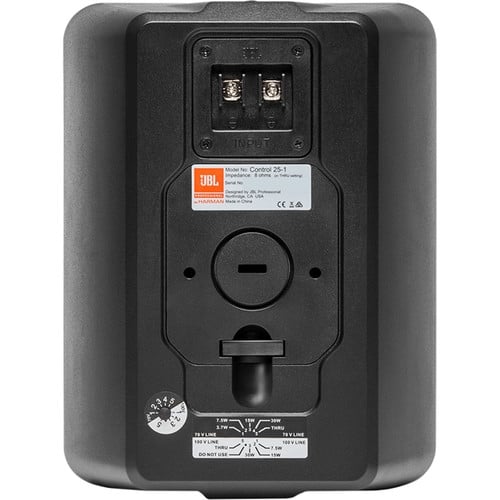 JBL Control 25-1 Compact Foreground Speaker - Black (Each)
