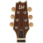 ESP LTL6BLK LTD TL-6 Thinline Acoustic Black Finish Guitar
