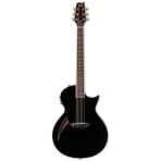 ESP LTL6BLK LTD TL-6 Thinline Acoustic Black Finish Guitar