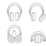 Audio-Technica ATH-M50X Studio Monitor Headphones