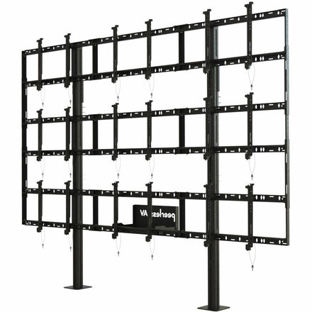Peerless DS-S555-3X3 modular video wall pedestal mount for nine 46-55-inch displays