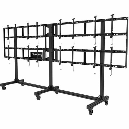 Peerless DS-C555-4X2 portable video wall cart for 46-55-inch displays