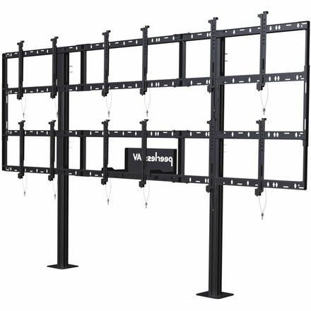 Peerless DS-S555-3X2 modular video wall pedestal mount for six 46-55-inch displays