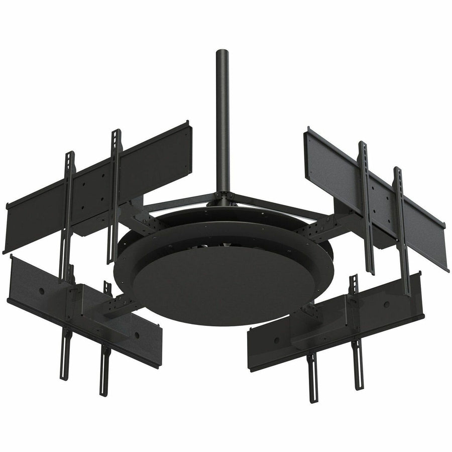 Peerless DST975-4 multi-display ceiling mount with four telescoping arms for 37-75-inch displays