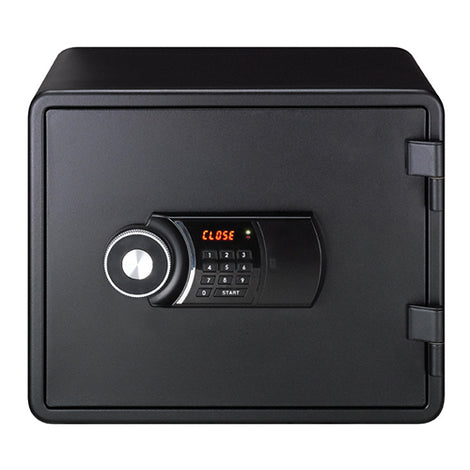 Eagle YES-M020 (Black) Series Safe – YES-M020(BK), Secure Steel Lockbox