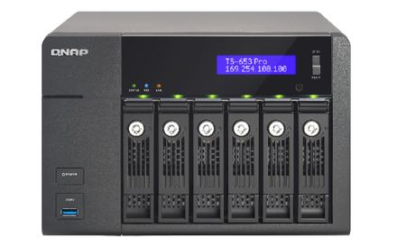 QNAP TS-653 Pro (TS-653 Pro-8G) (Celeron 2.0, 8GB, QTS 4.1)