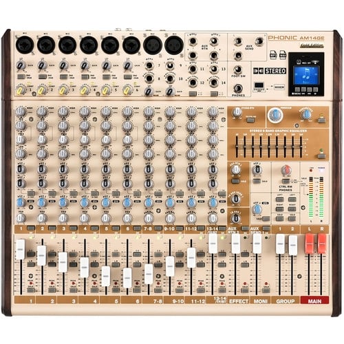 Phonic AM14GE AM Gold Edition Compact Mixer