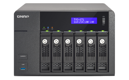 QNAP TVS-671 (TVS-671-i3-4G) (Core i3, 4GB, QTS 4.1)