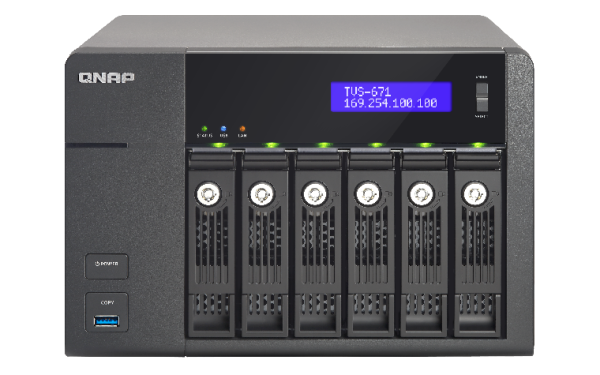 QNAP TVS-671 (TVS-671-i3-4G) (Core i3, 4GB, QTS 4.1)