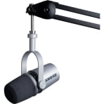 Shure MV7-S Silver Podcast Microphone