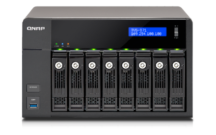 QNAP TVS-871 (TVS-871-i3-4G) (Core i3, 4GB, QTS 4.1)