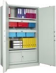 Chubbsafe Archive M-880 Protection Against Burglary and Fire with 4 Shelves & Key lock Security Cabinet