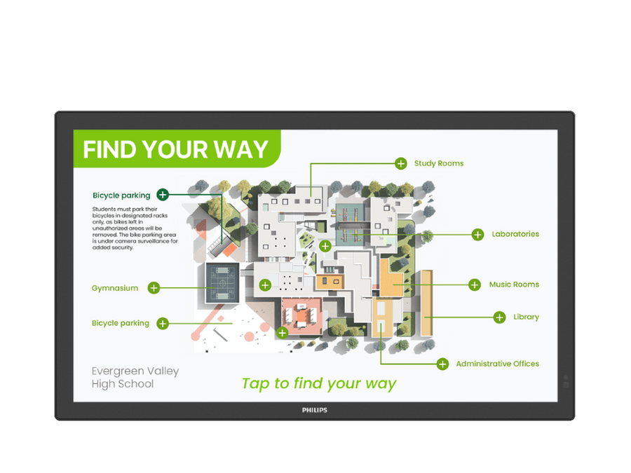Philips Signage Solutions Philips Interactive 3000 Series 55" – 55BDL3751T/00