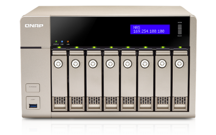 QNAP TVS-863 (TVS-863+-16G) (AMD 2.4, 16GB, QTS 4.1)