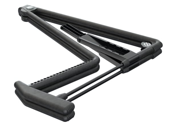 K&M 17580 Heli 2 Acoustic Guitar Stand - blue