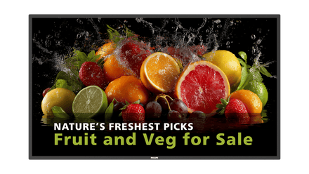 Philips 43BDL5050D/00 43-inch 4K UHD digital signage display with Android 14