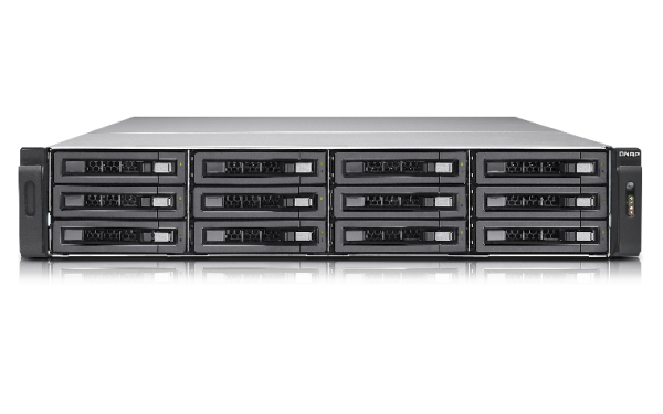 QNAP TVS-EC1280U-SAS-RP (TVS-EC1280U-SAS-RP-16G) (Xeon E3, 16GB, QTS 4.2)