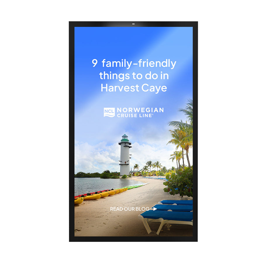 Marvel MWE897 75-inch optical bonding outdoor wall-mount screen
