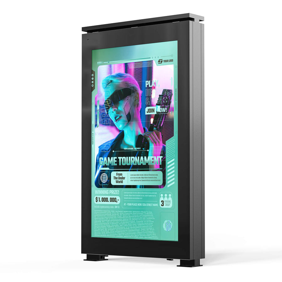 Marvel MWE86DC 86-inch double-sided outdoor bus shelter display