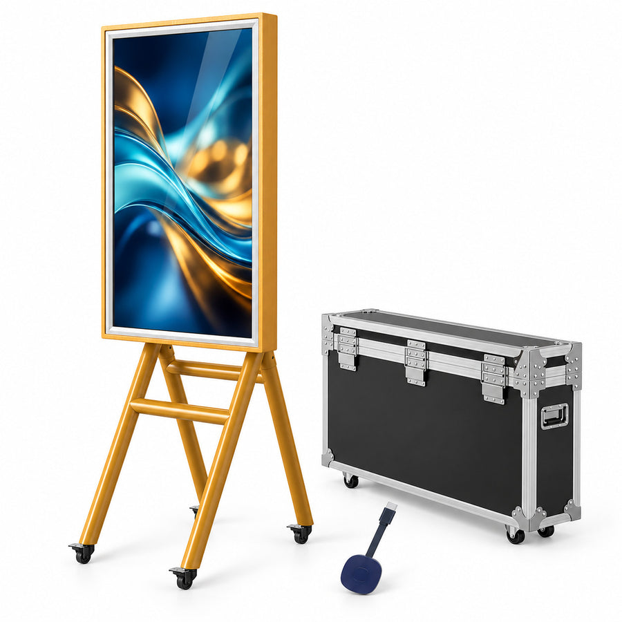 Marvel MWE Mobile LCD Digital Signage Display indoor mobile LCD signage unit