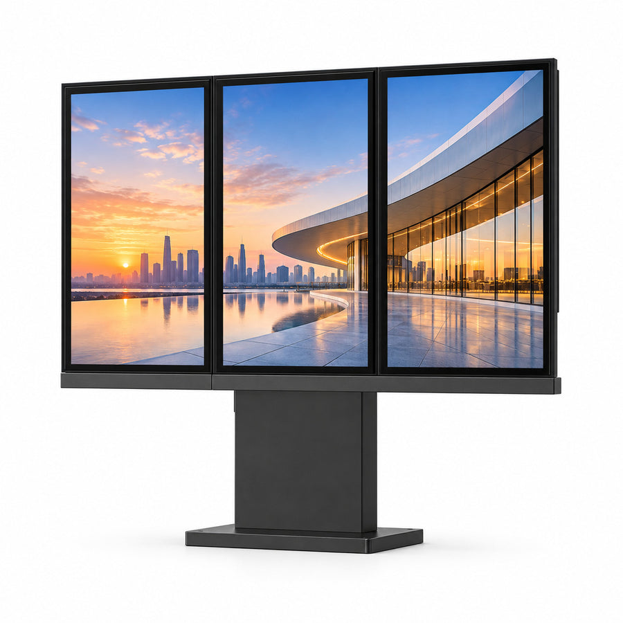 Marvel MWE897-F3 3-sided outdoor floor-standing digital totem