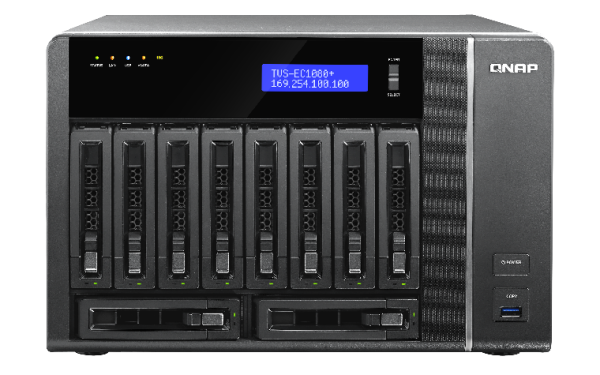 QNAP TVS-EC1080+ (TVS-EC1080-E3-32G) (Xeon E3, 32GB, QTS 4.1)