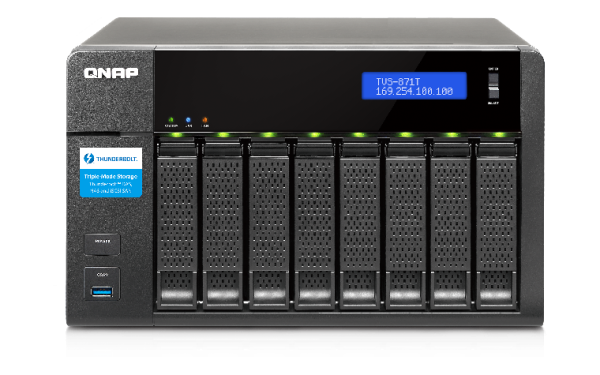 QNAP TVS-871T (TVS-871T-i7-16G) (Core i7, 16GB, QTS 4.1.4)