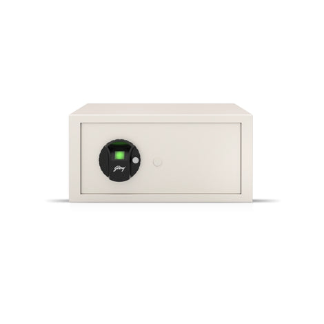 Godrej NX Pro Bio (25L) Ivory Home Locker – Biometric Safe | SKU: NX Pro Biometric 25L