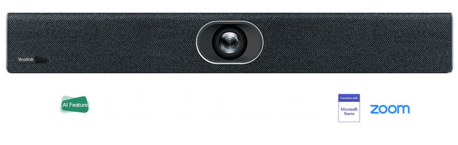 Yealink UVC40 all-in-one USB video bar for meeting rooms