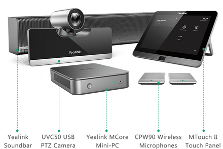 Yealink MVC500 II video conferencing system for Microsoft Teams Rooms