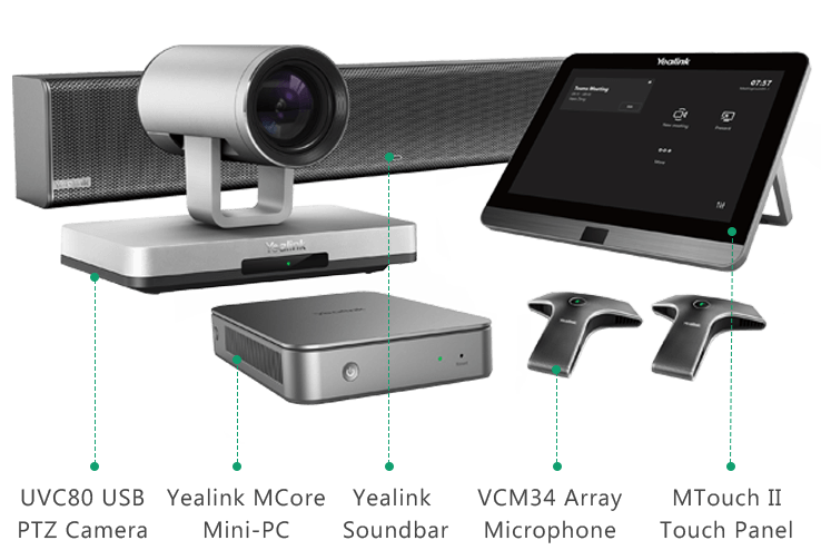 Yealink MVC800 II video conferencing system for Microsoft Teams Rooms