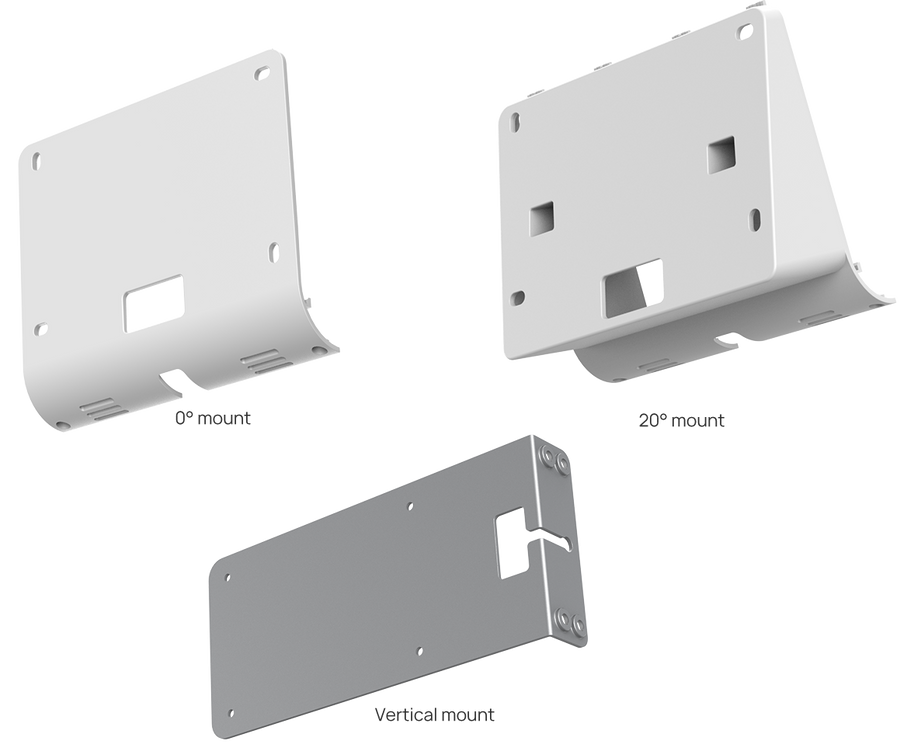 Yealink RoomPanel Plus Mount Kits for walls and glass