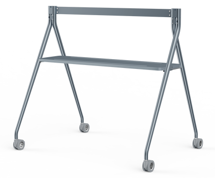 Yealink MB-FloorStand-650T floor stand with tray for MeetingBoard 65