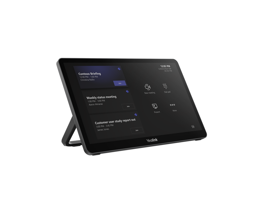Yealink MTouch Plus touch control panel for video conferencing rooms