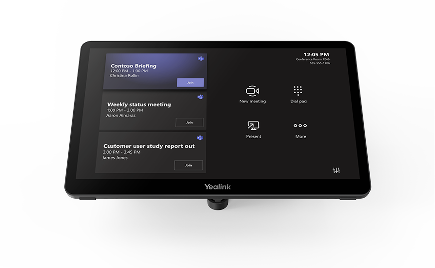 Yealink MTouch Plus-MB universal touch console for MTRoW boards