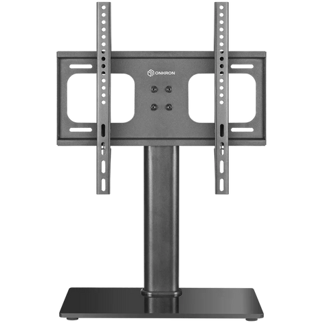 Prestigio ONKRON Universal Height Adjustable Table Top TV Stand for 26 to 55-inch Flat Panel TVs Digital Panels 30 kg Black - PT1-B