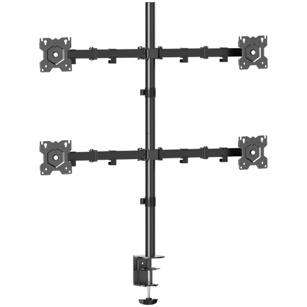 Prestigio ONKRON Quad Monitor Stand for 13 to 34-Inch LCD LED OLED Screens up to 8 kg Black - D421E-B