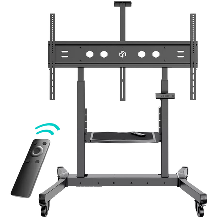ONKRON Motorized TV Lift w/ Remote Mobile TV Stand for 50-100" TVs - TS1991 ELIFT-B