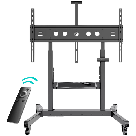 ONKRON Motorized TV Lift w/ Remote Mobile TV Stand for 50-100" TVs - TS1991 ELIFT-B