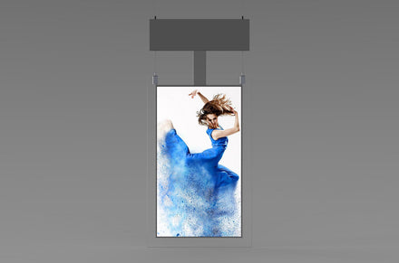 Trend 55 inch Full HD Dual-Sided Hanging Display – TD-55DHDTF